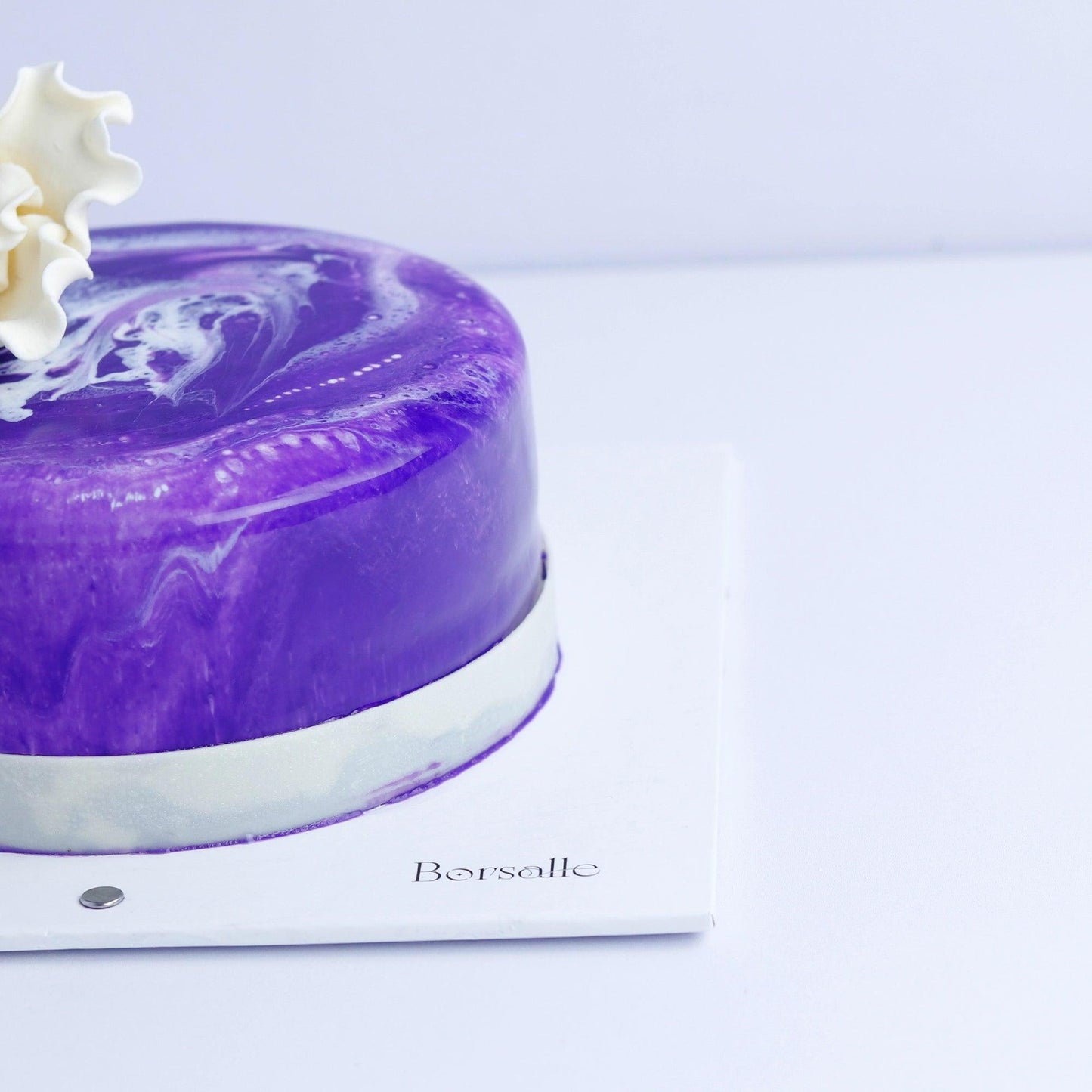 Miror Glaze (Purple) Cake - Borsalle