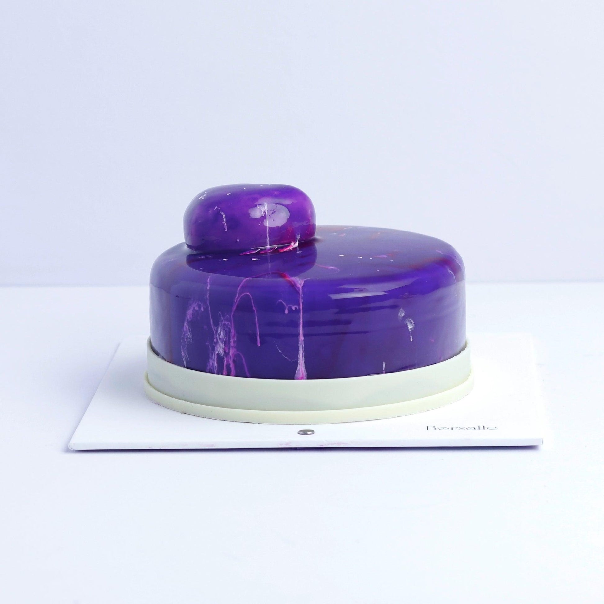 Miror Glaze (Purple Heart) Cake - Borsalle