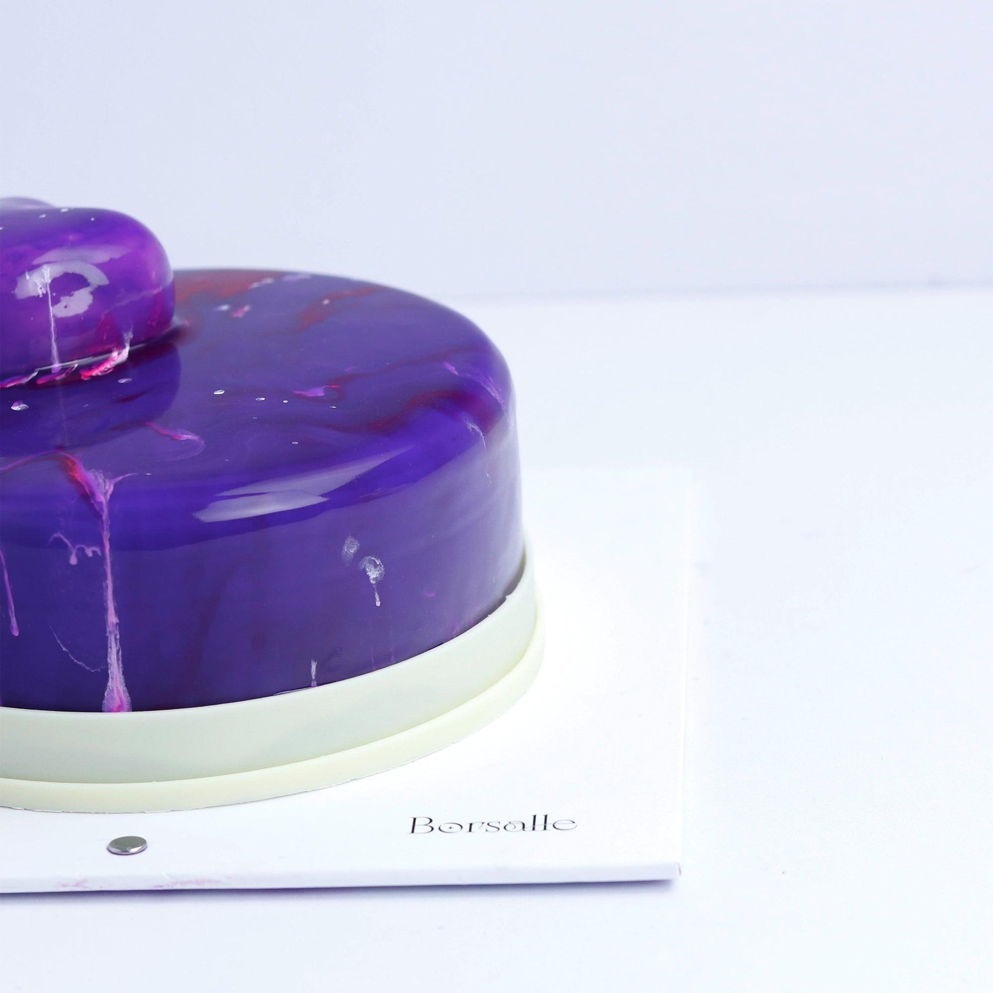 Miror Glaze (Purple Heart) Cake - Borsalle