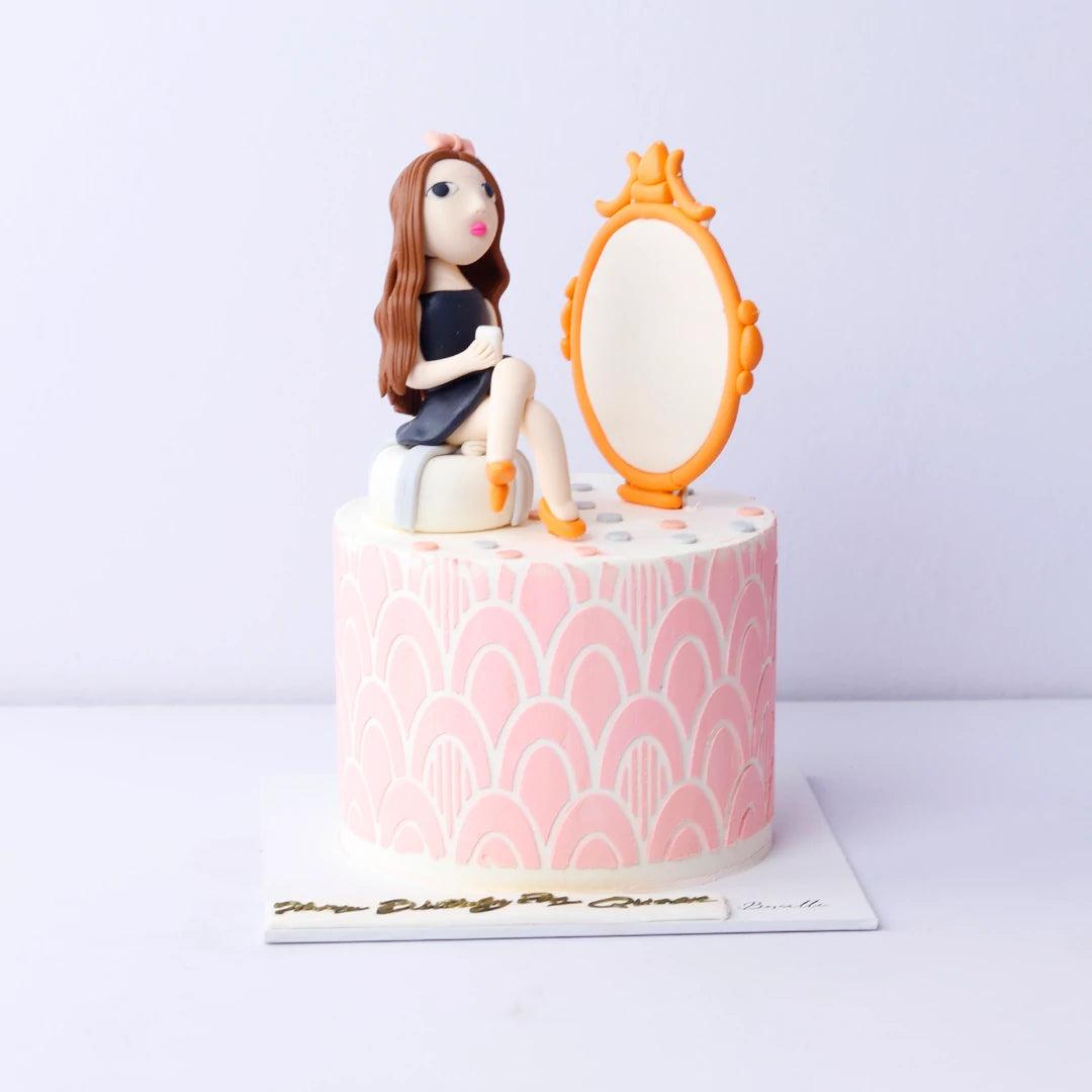 Mirror Lady Cake - Borsalle