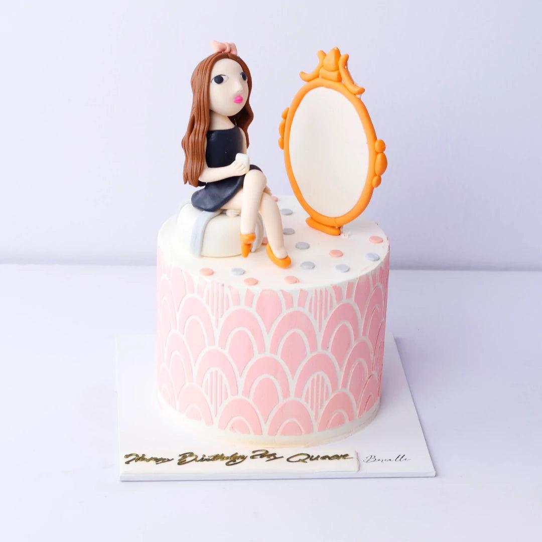 Mirror Lady Cake - Borsalle