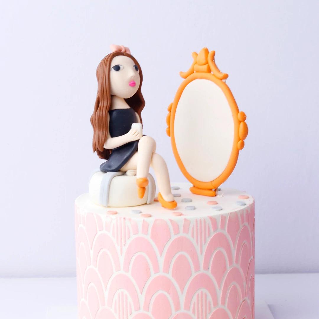 Mirror Lady Cake - Borsalle