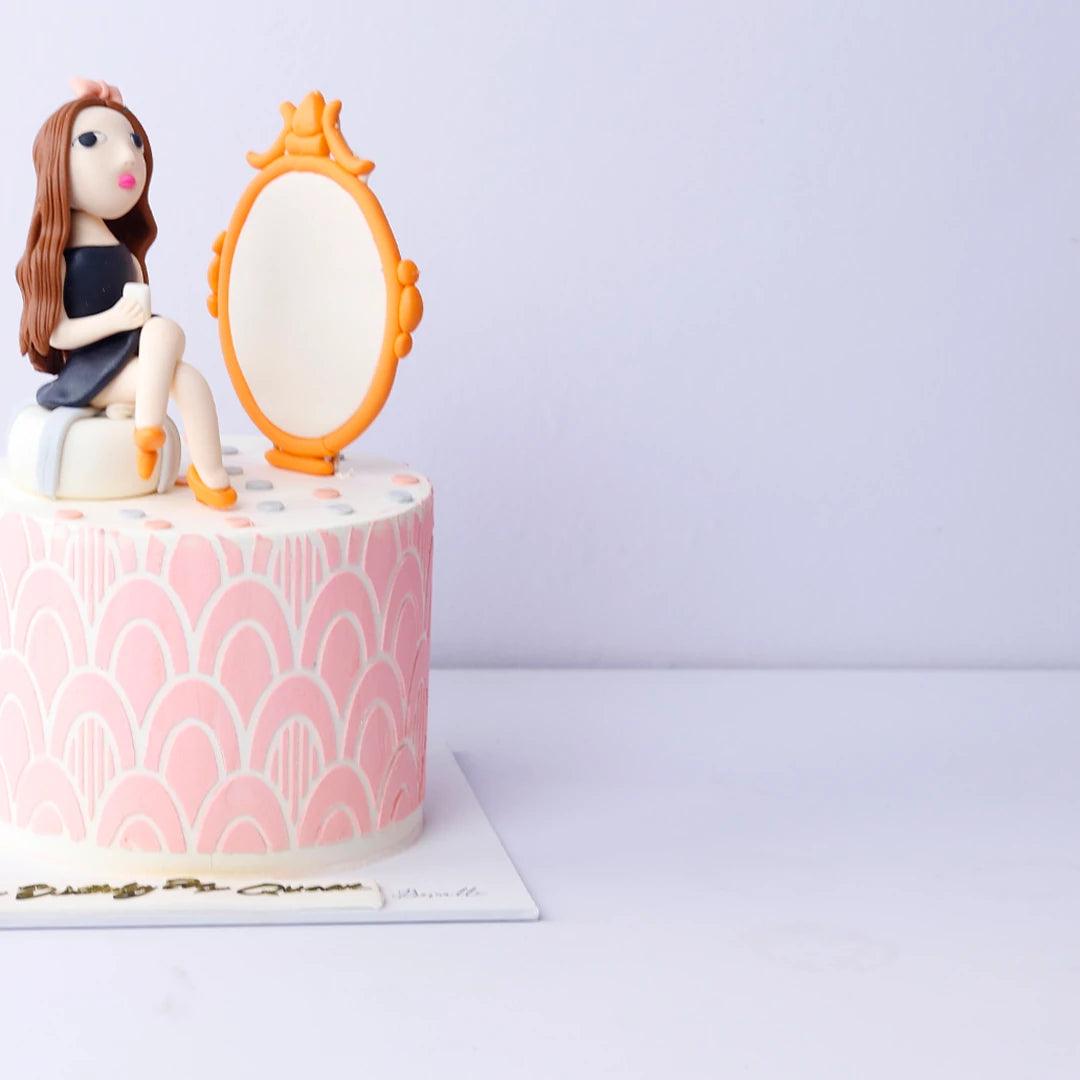 Mirror Lady Cake - Borsalle