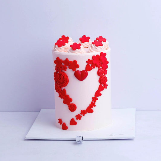 My Love Valentine cake - Borsalle