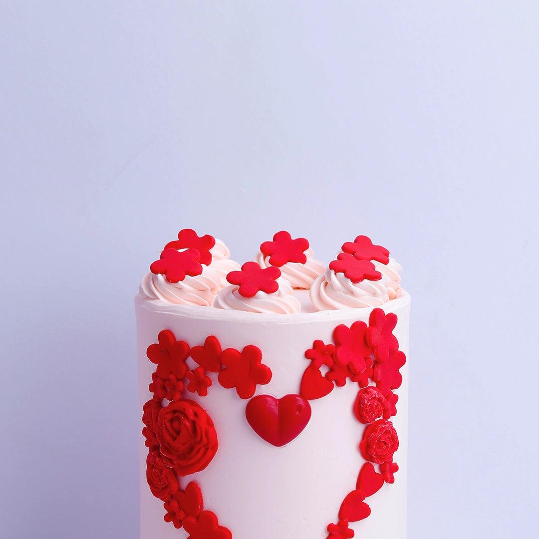 My Love Valentine cake - Borsalle