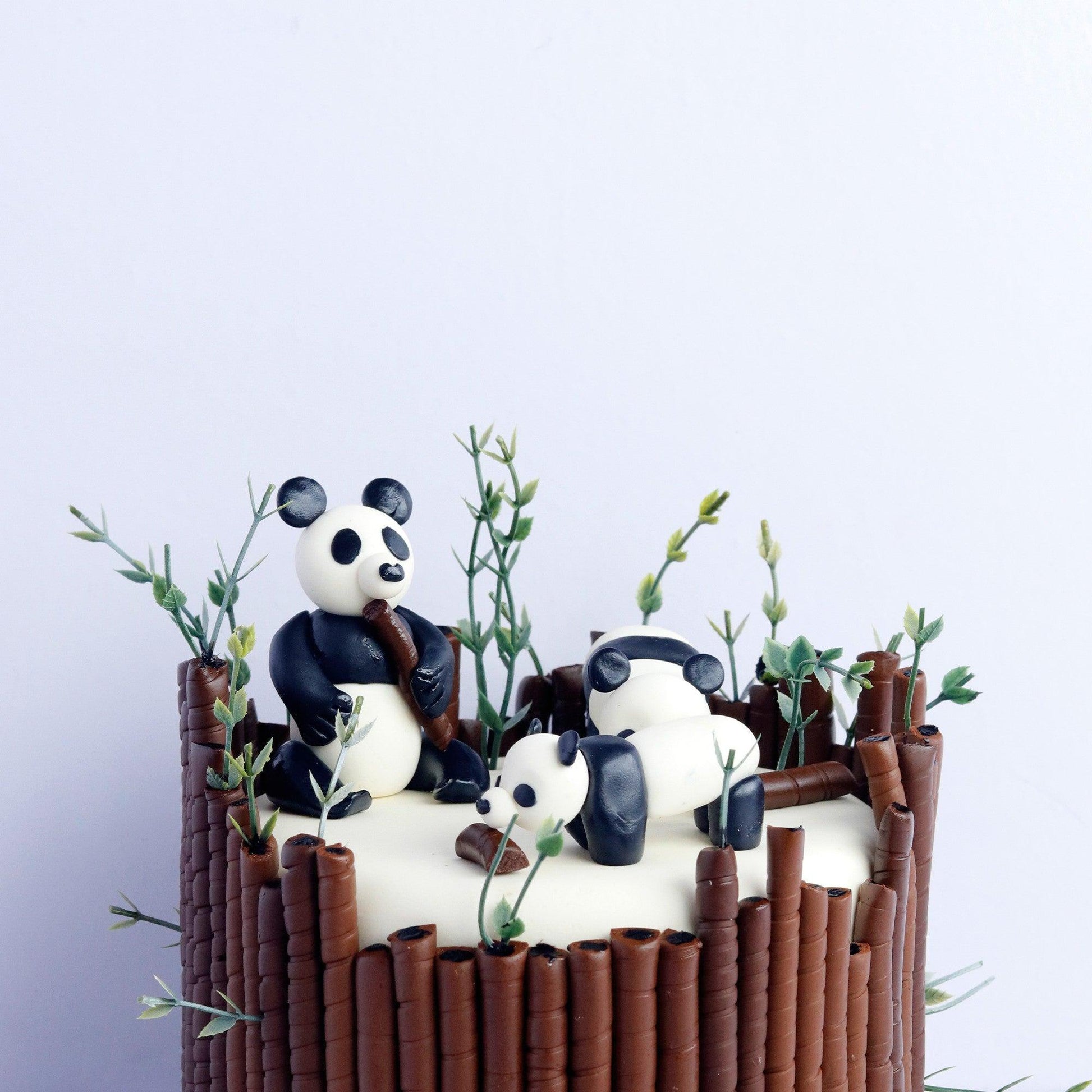 Panda Theme Cake - Borsalle