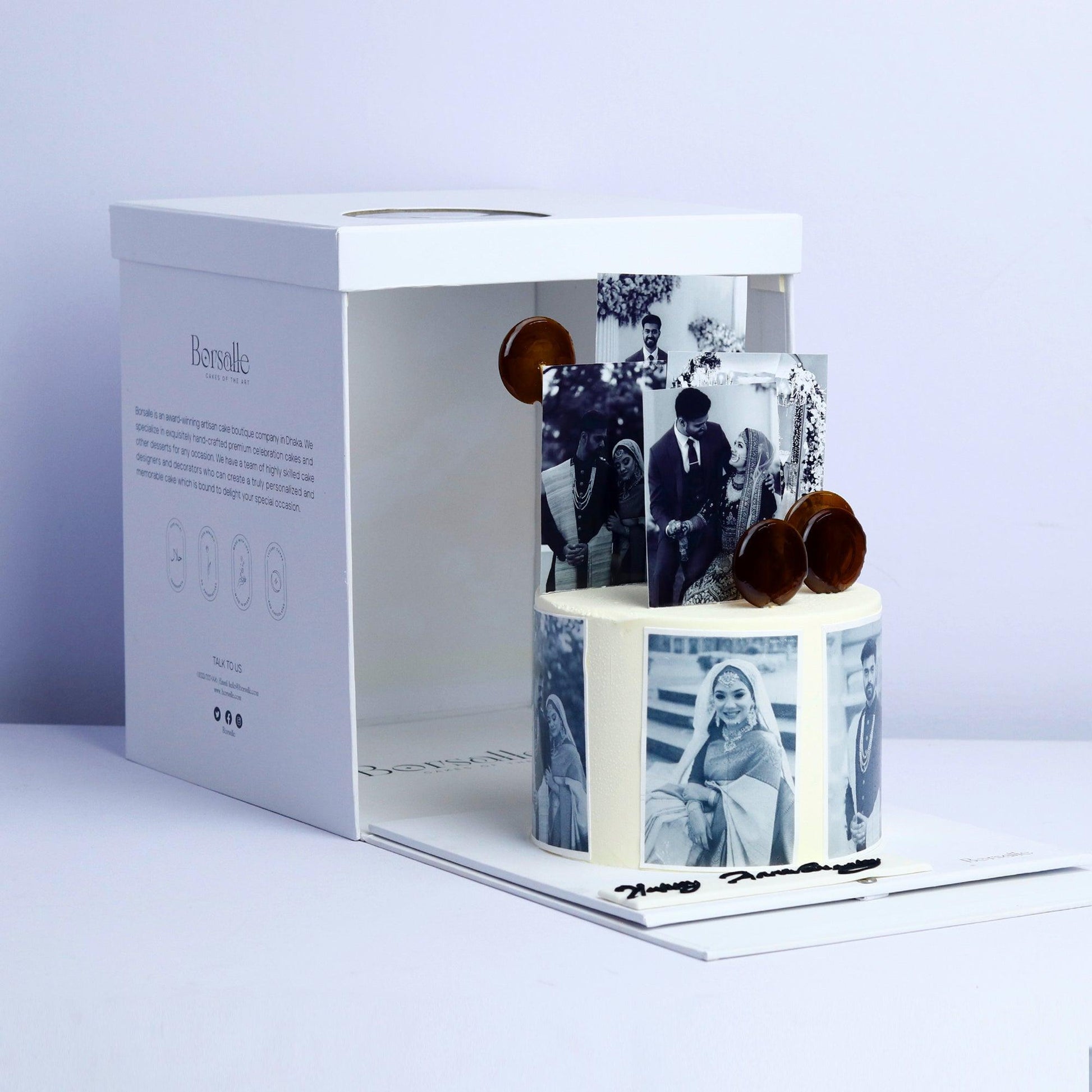 Photographic Anniversary Cake - Borsalle