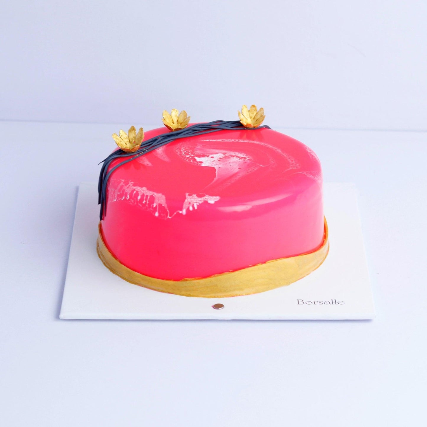 Pink Marvel Miror Glaze Cake - Borsalle