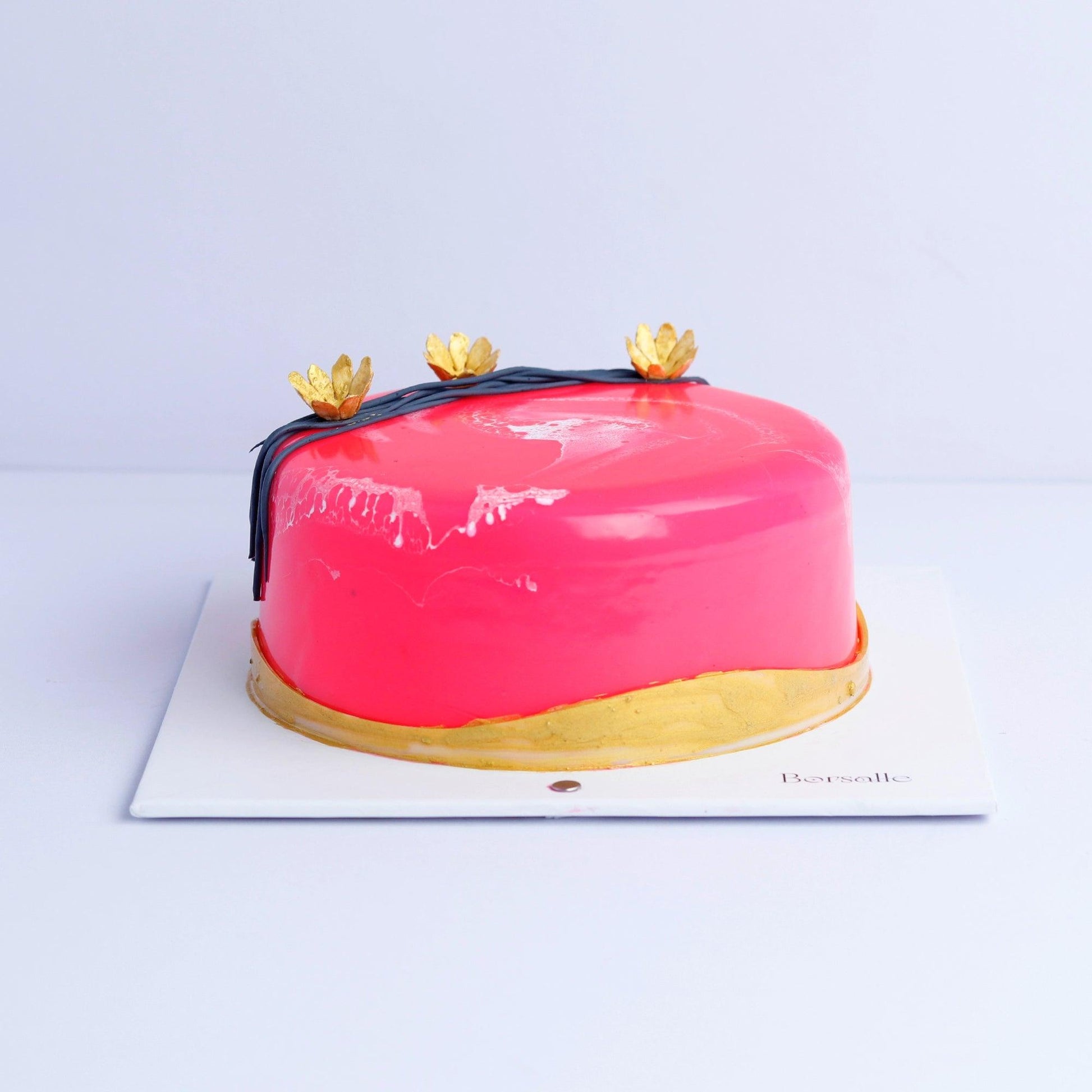 Pink Marvel Miror Glaze Cake - Borsalle