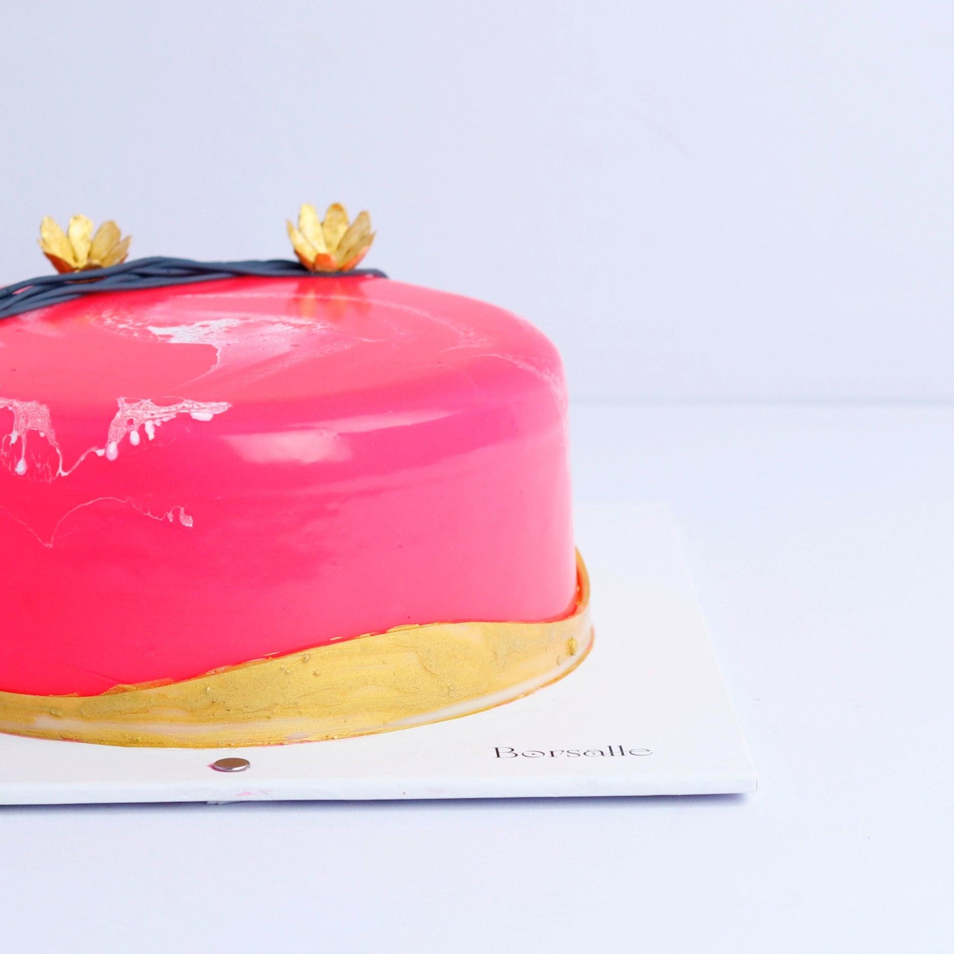 Pink Marvel Miror Glaze Cake - Borsalle