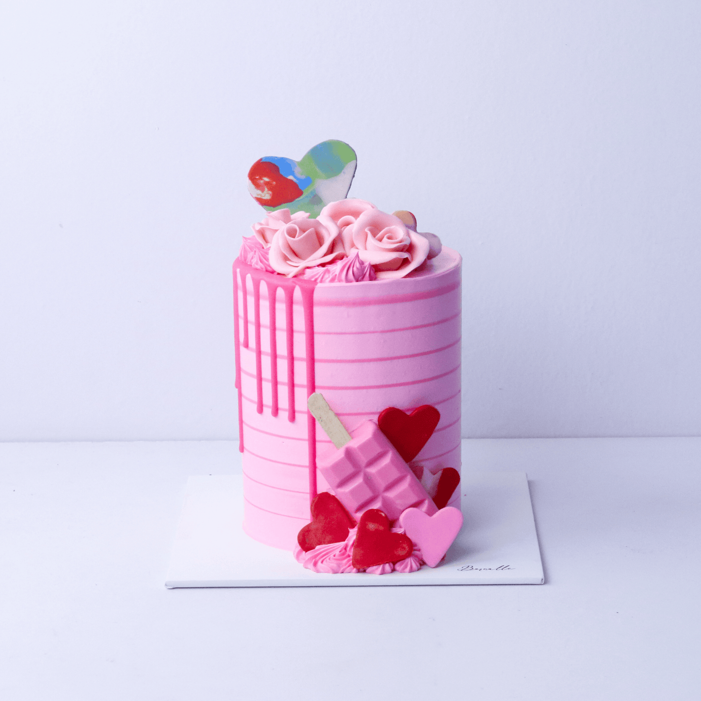 Pink Mini Chocolate Bar cake - Borsalle