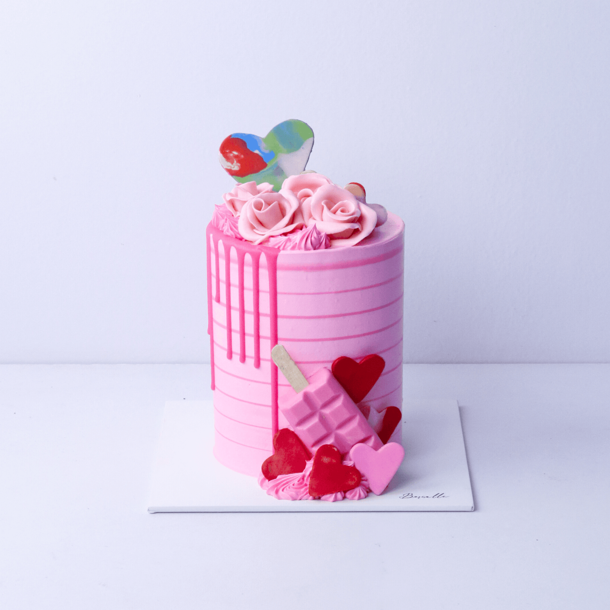 Pink Mini Chocolate Bar cake - Borsalle