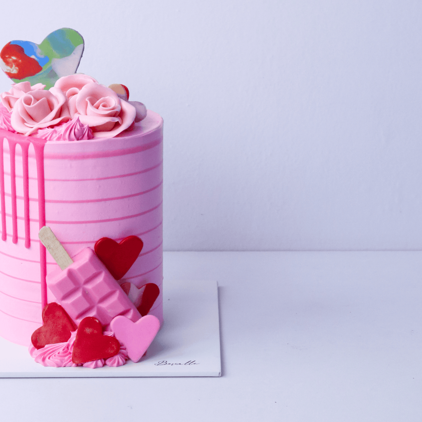 Pink Mini Chocolate Bar cake - Borsalle