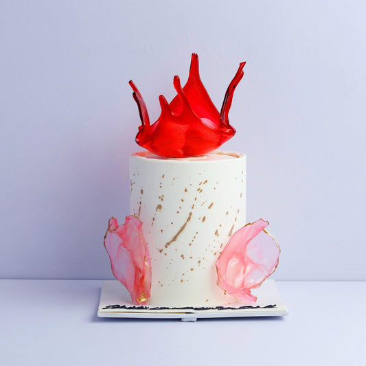 Pink x Red Sail cake - Borsalle