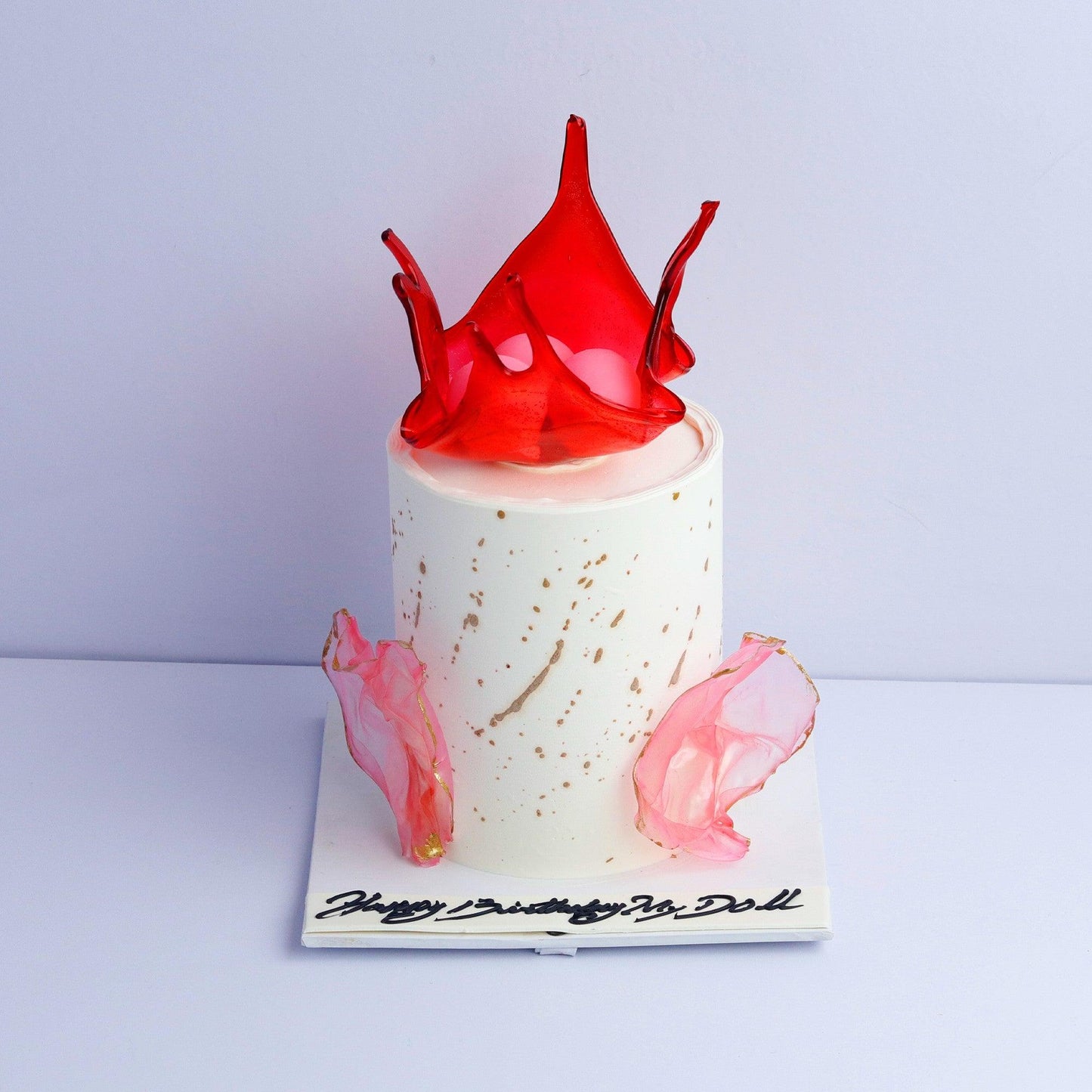 Pink x Red Sail cake - Borsalle