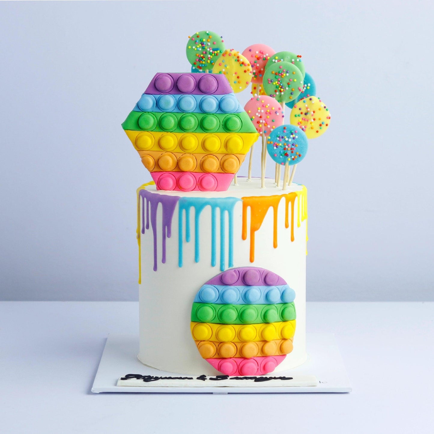 Pop Of Rainbow Cake - Borsalle