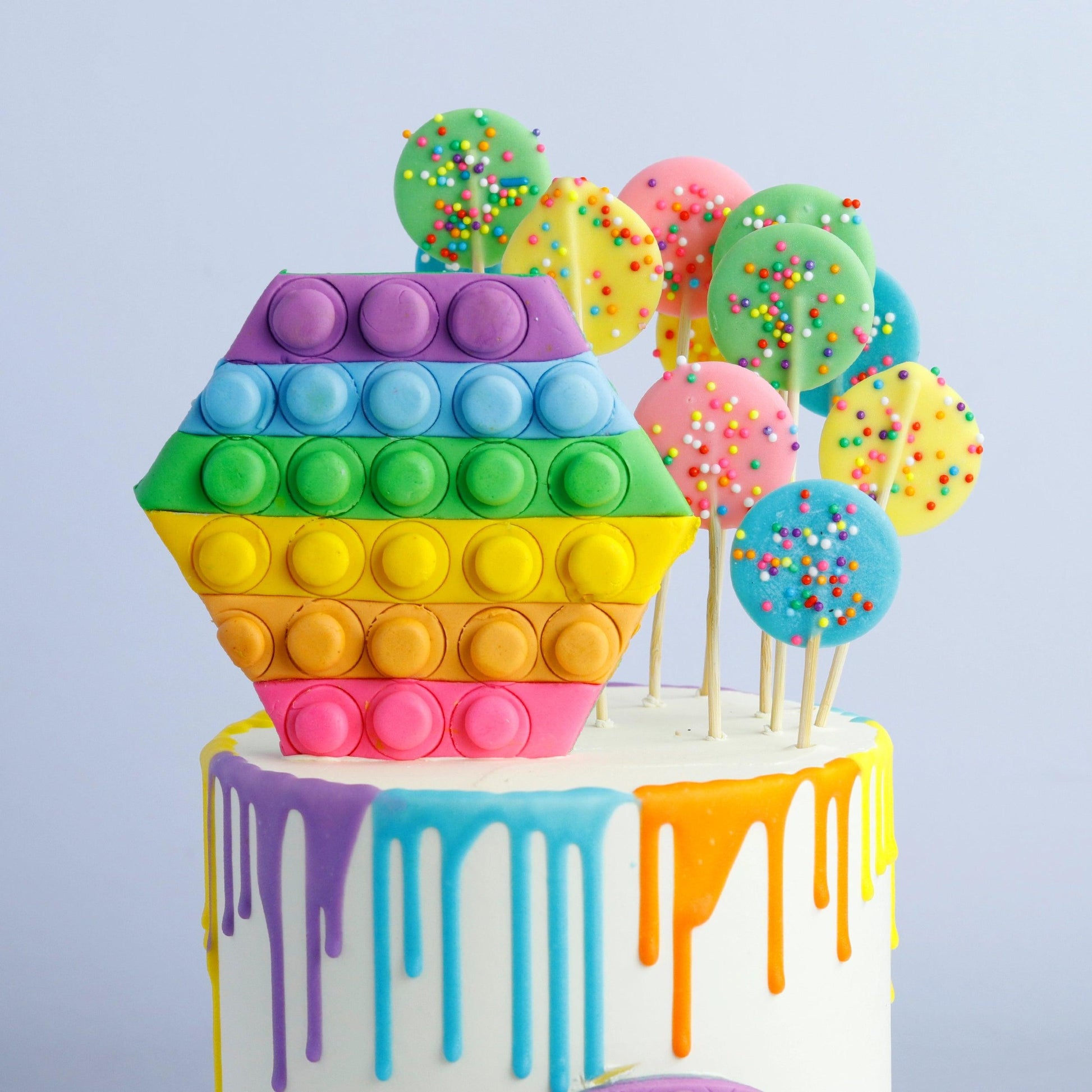 Pop Of Rainbow Cake - Borsalle