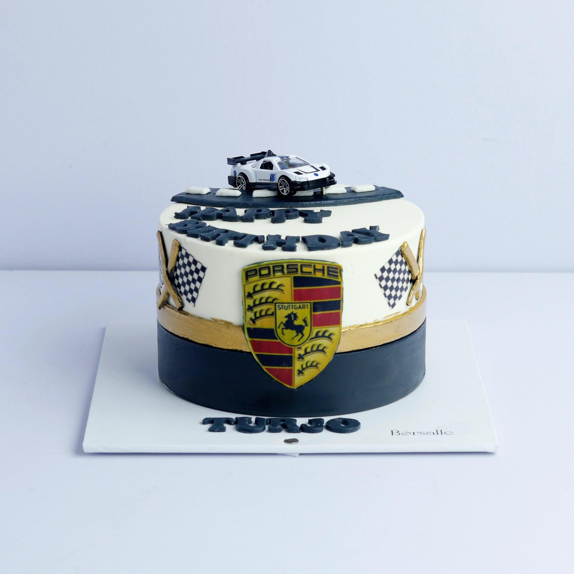 Porsche Power Car Cake - Borsalle