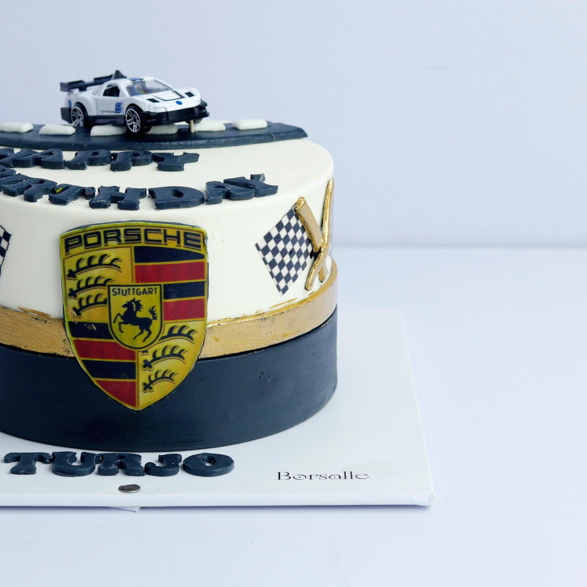 Porsche Power Car Cake - Borsalle