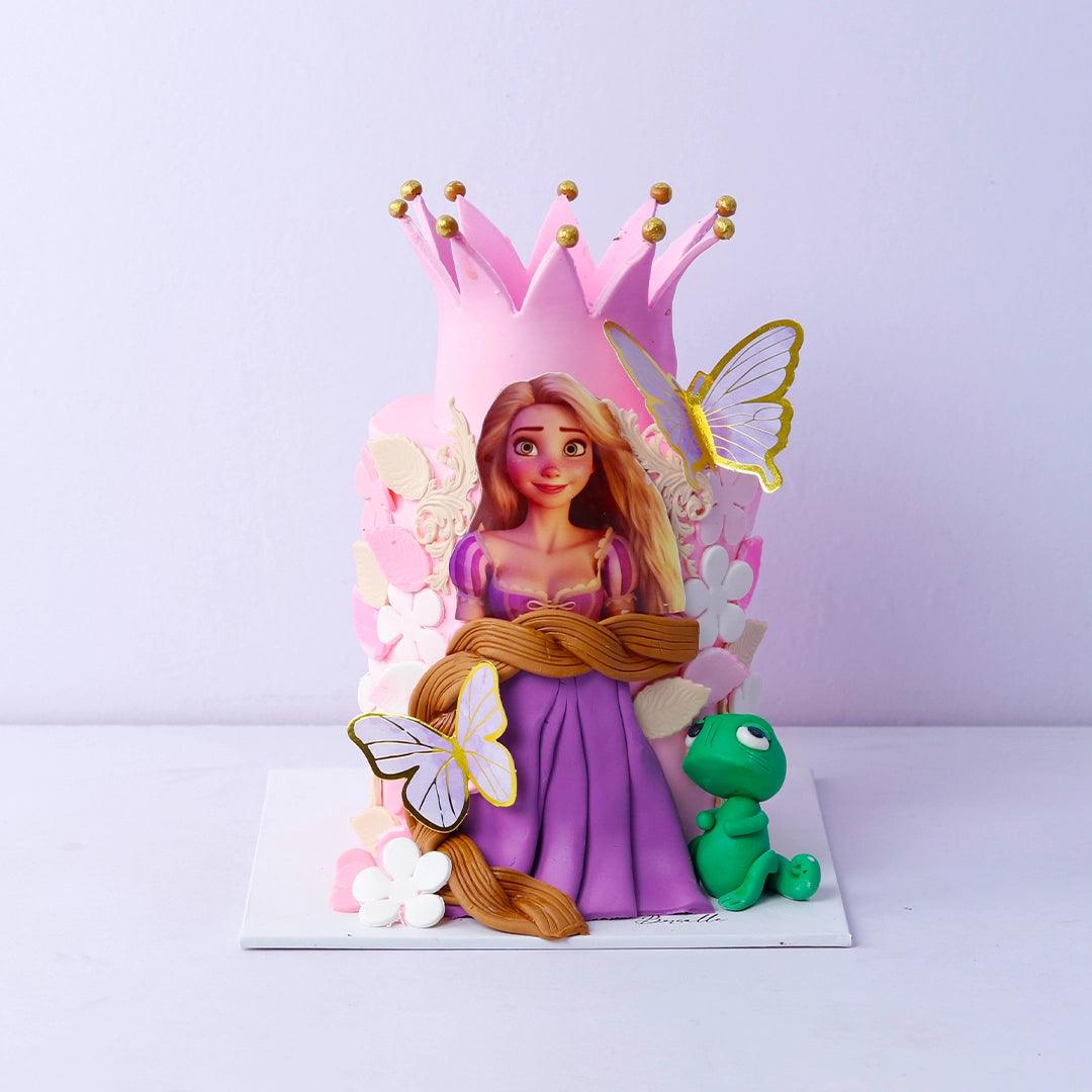 Princess Rapunzel Birthday Cake - Borsalle