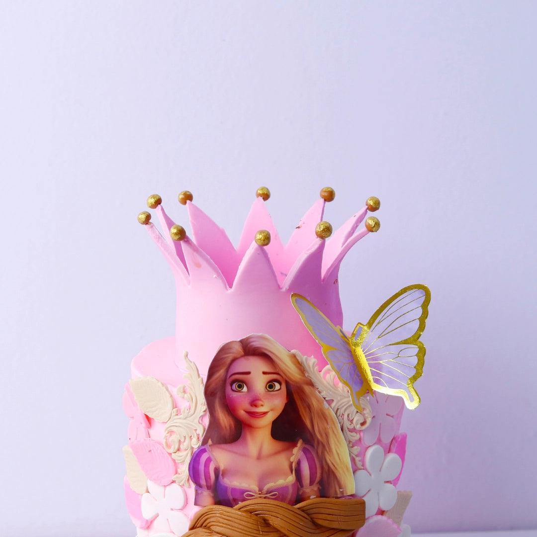 Princess Rapunzel Birthday Cake - Borsalle