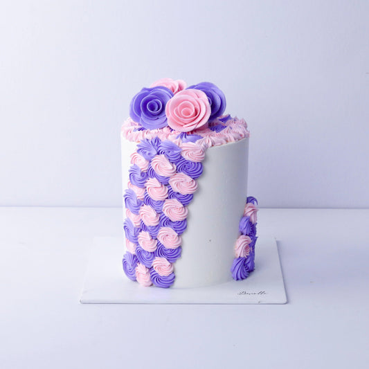 Purple Bithday Cake - Borsalle