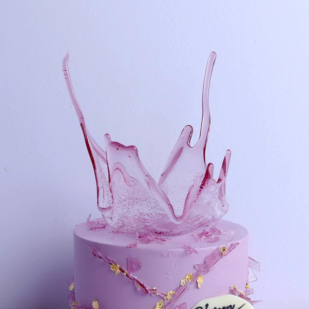 Purple crown Caramel sail cake - Borsalle