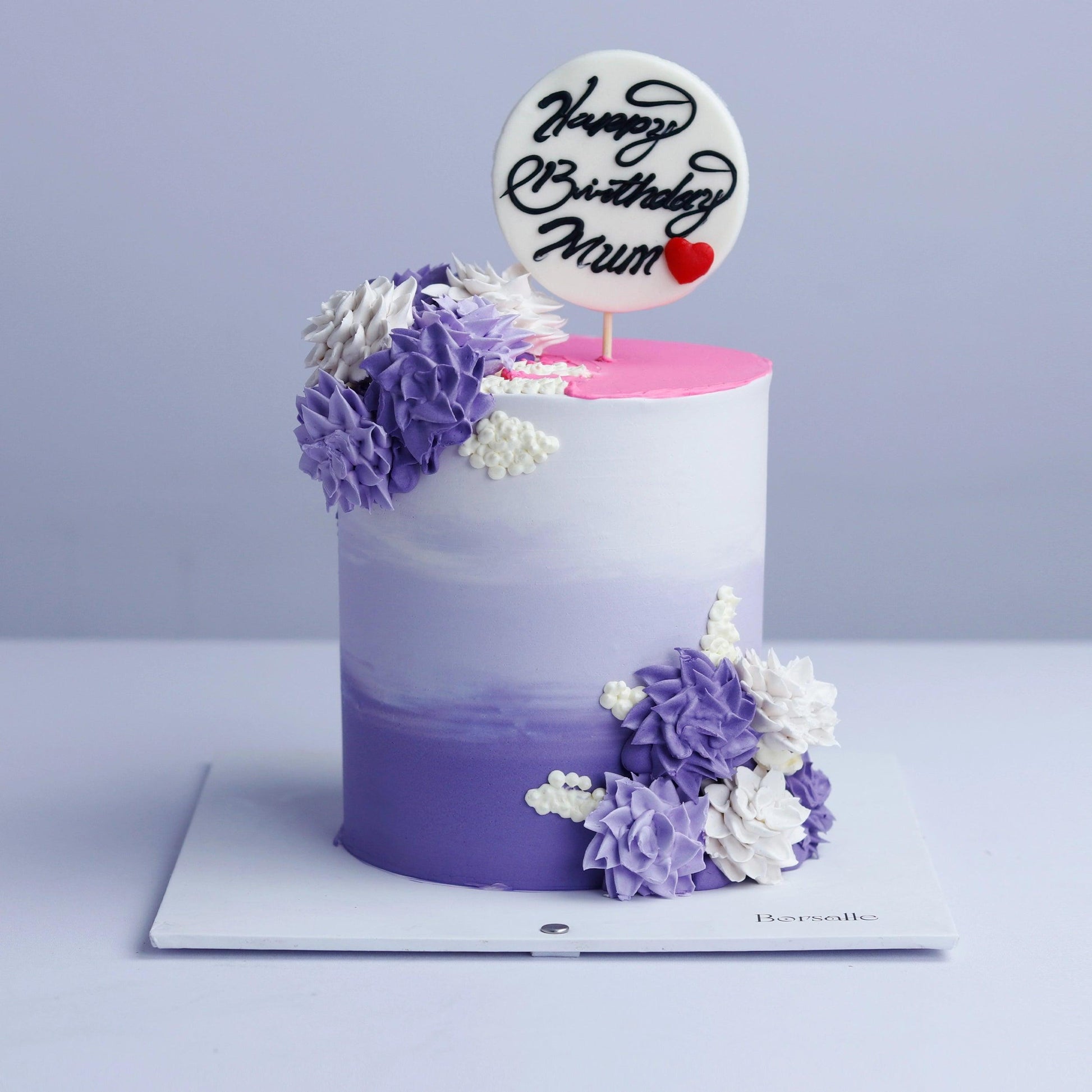 Purple Ombre Cake - Borsalle