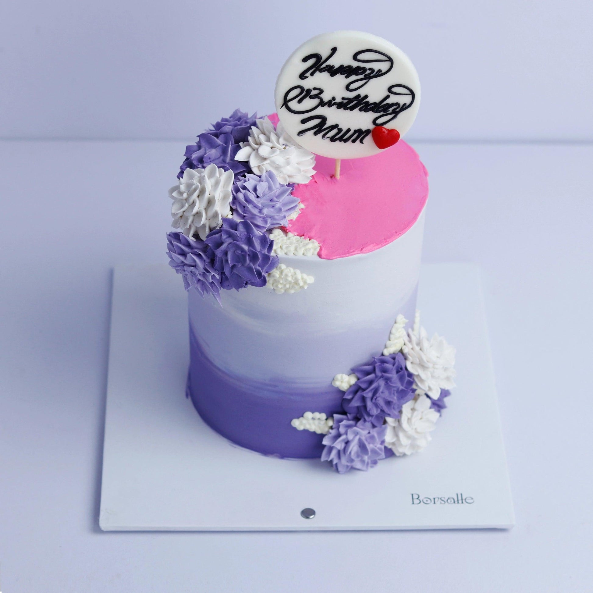 Purple Ombre Cake - Borsalle