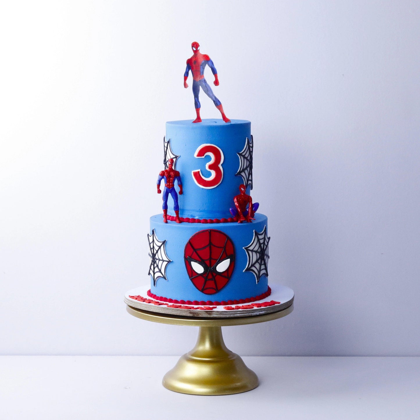 Spider-Man Two Tier Cake - Borsalle