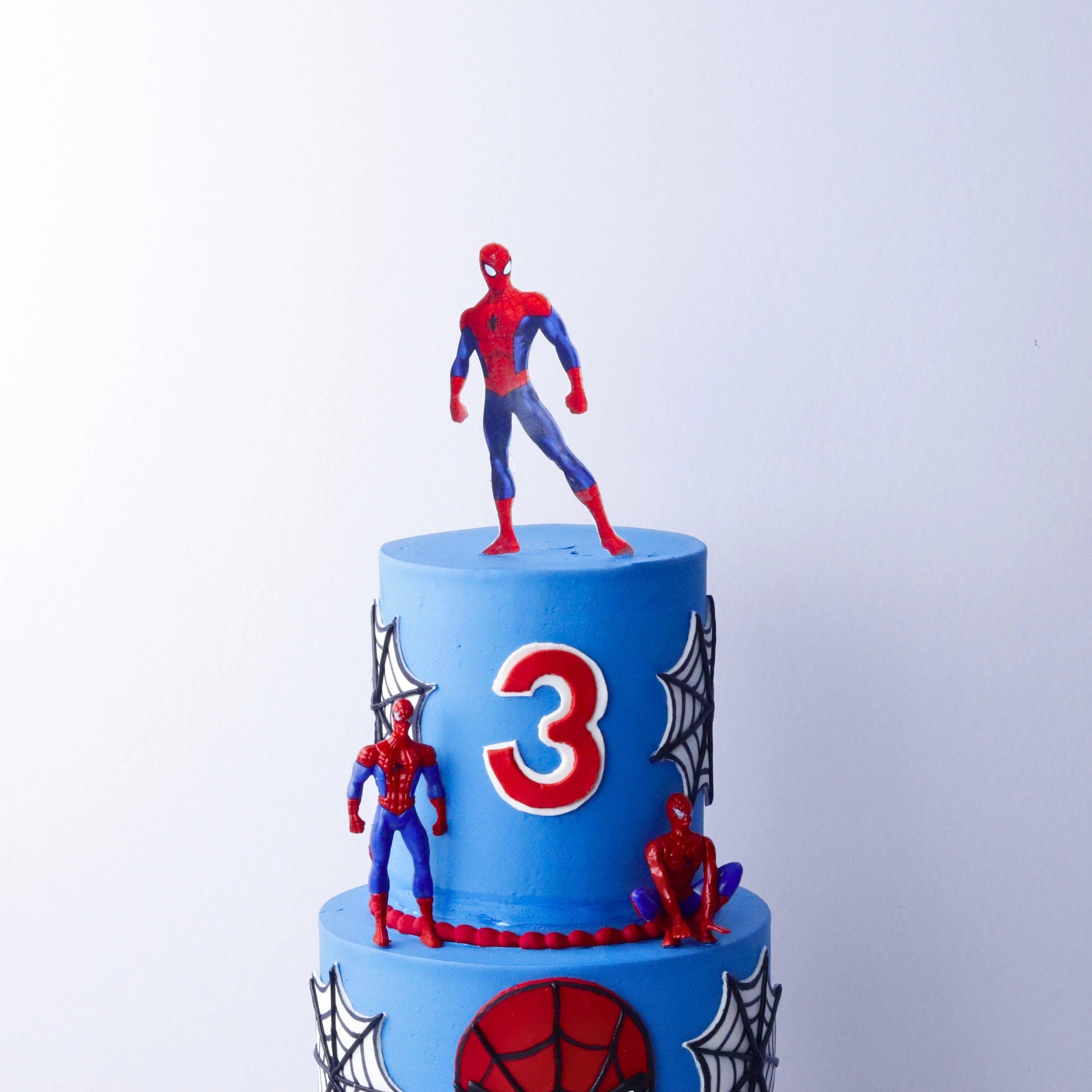 Spider-Man Two Tier Cake - Borsalle