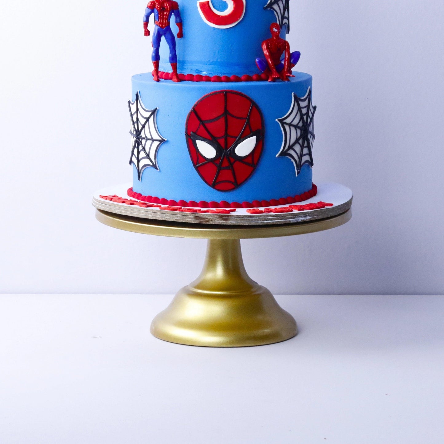 Spider-Man Two Tier Cake - Borsalle