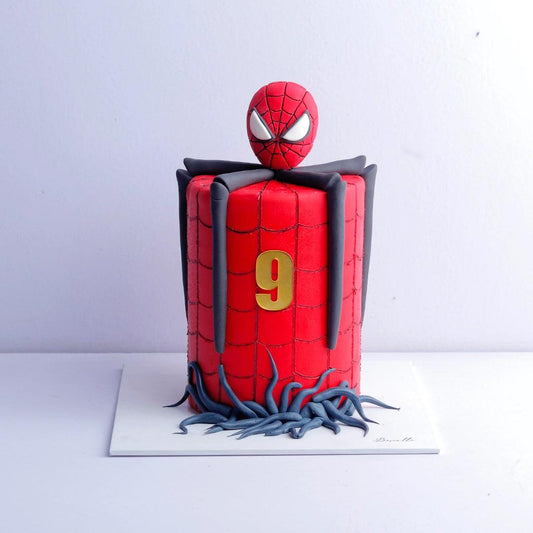 Spiderman Birthday Cake - Borsalle