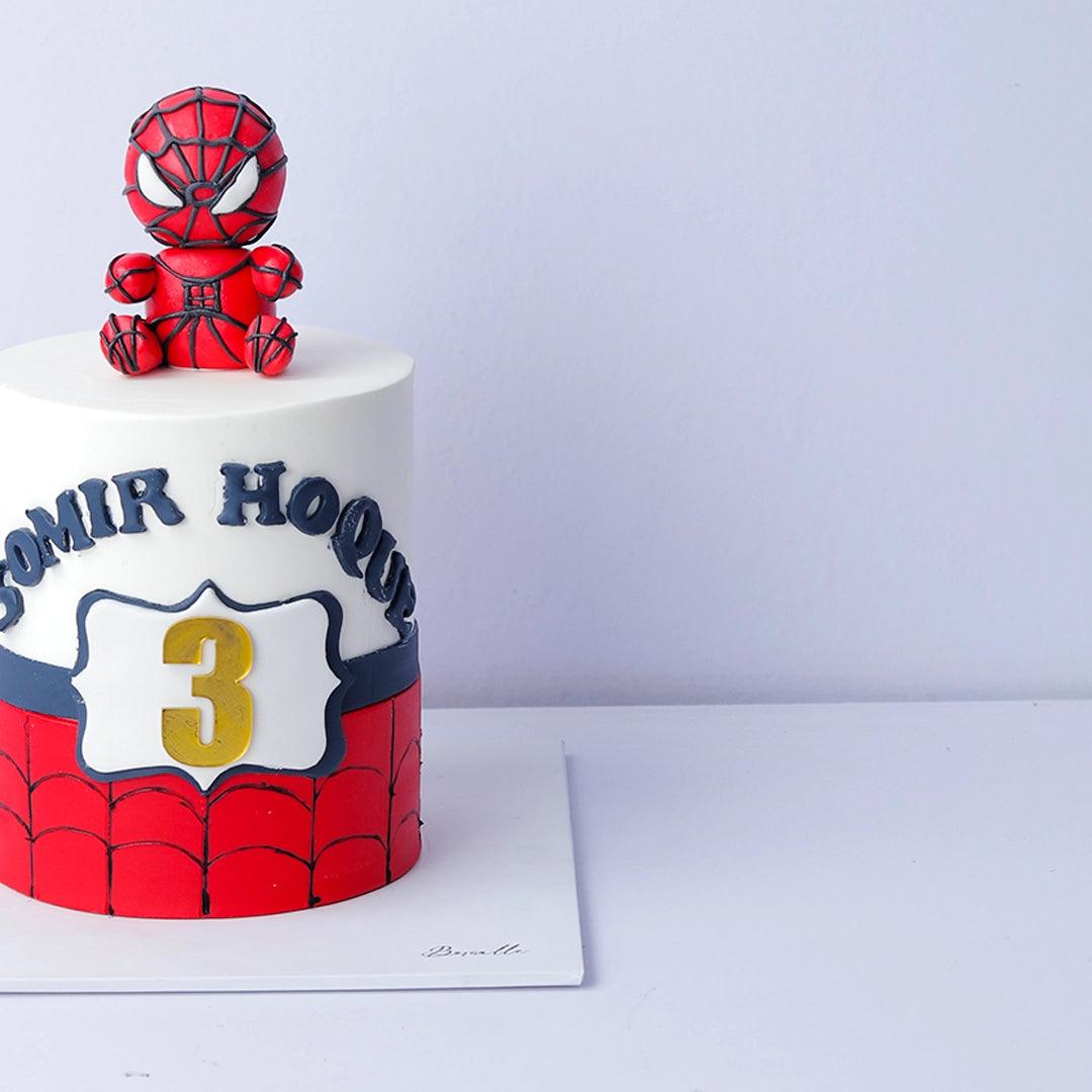 Spiderman Superhero Cake - Borsalle