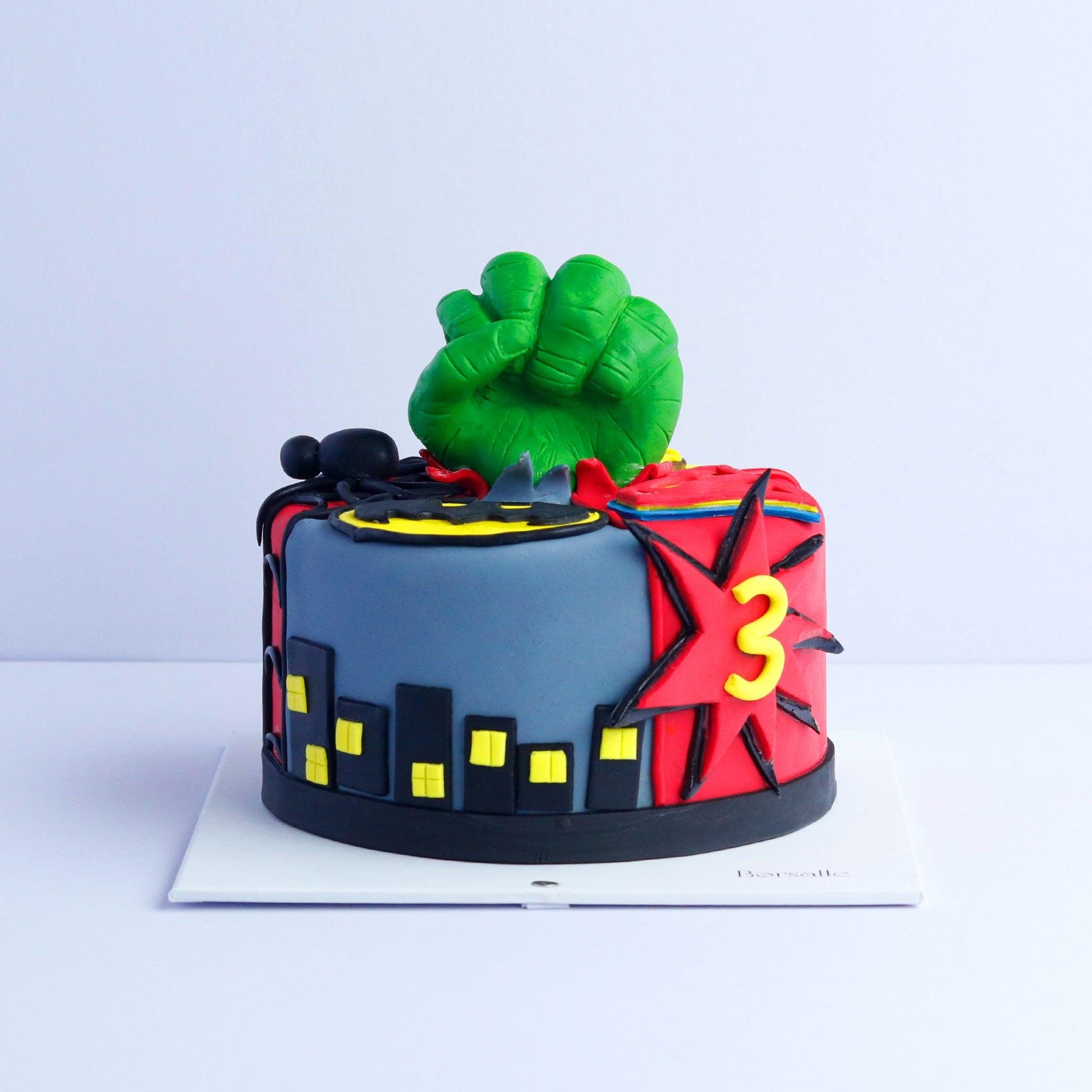 Superhero Showdown Cake - Borsalle