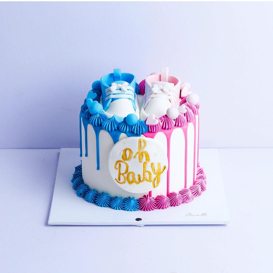 Surprise Baby shower cake - Borsalle