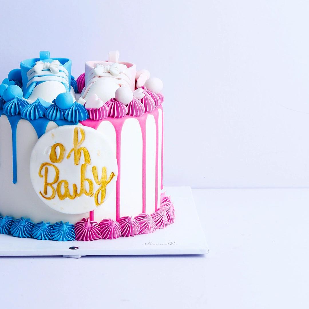 Surprise Baby shower cake - Borsalle