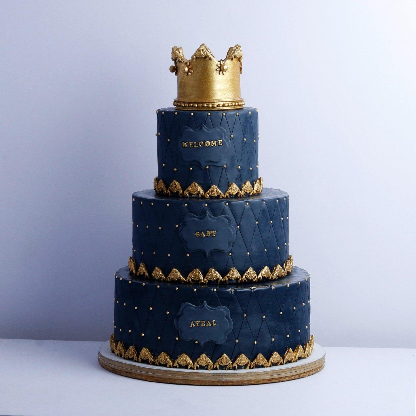 Three Tier Royal Celebration Cake - Borsalle