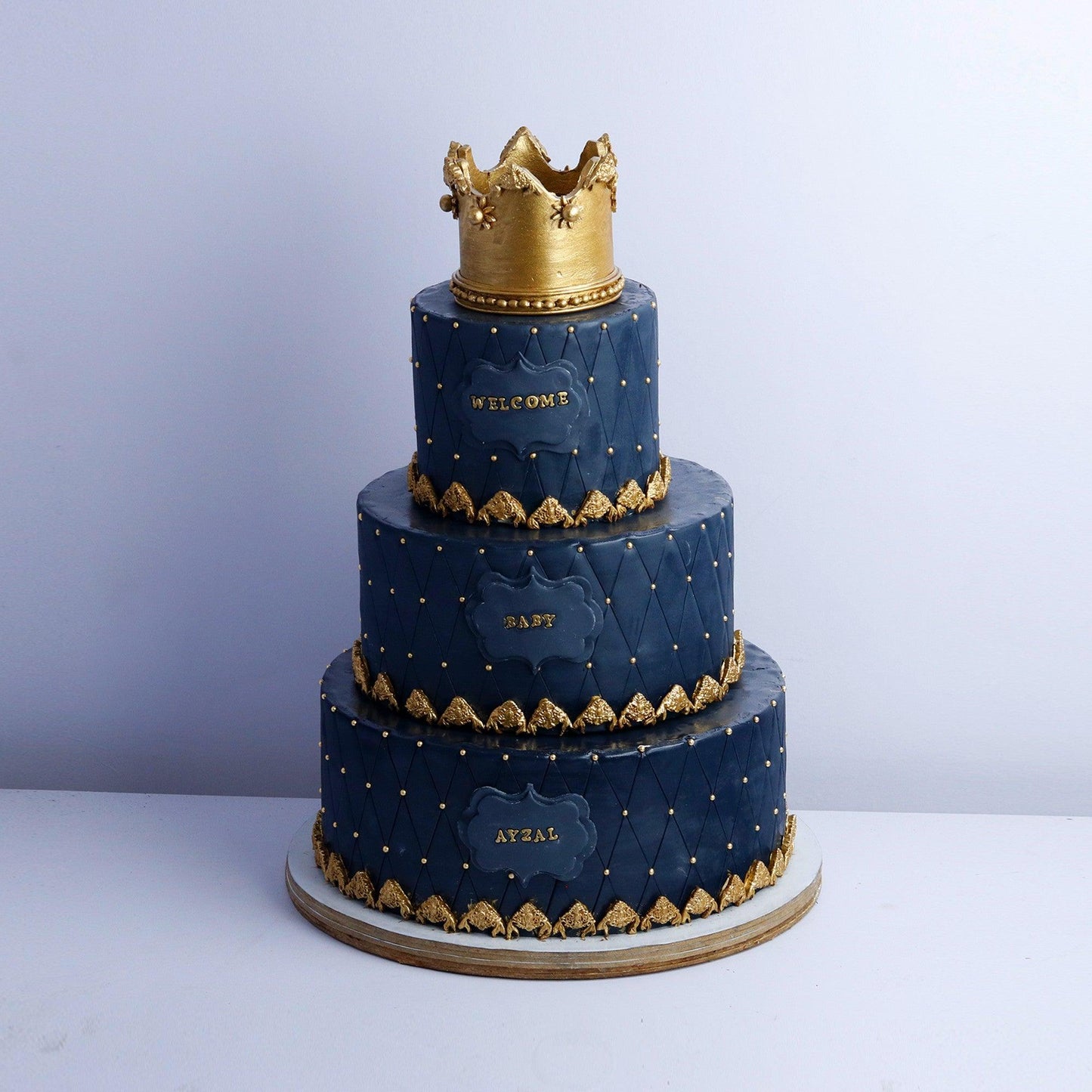 Three Tier Royal Celebration Cake - Borsalle