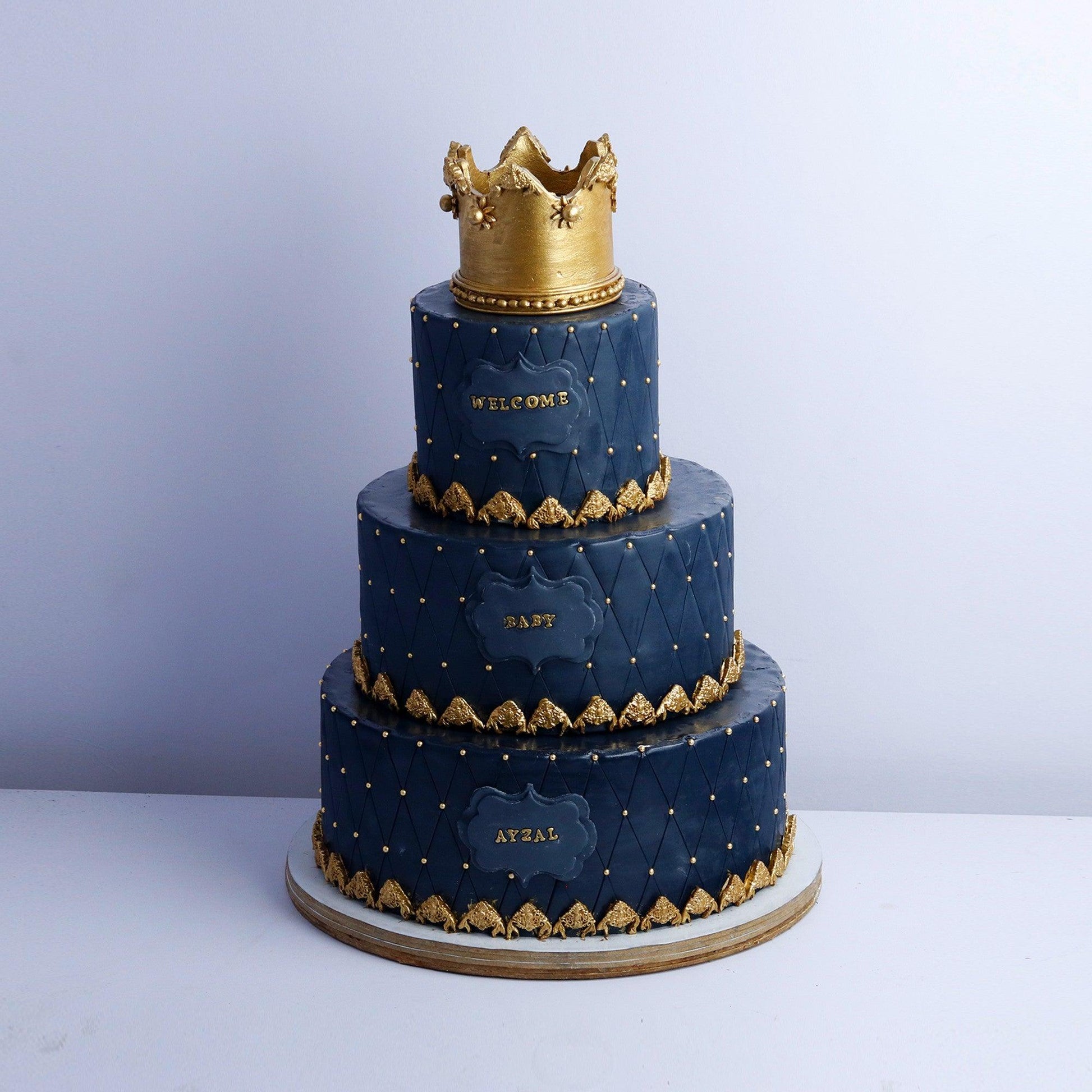 Three Tier Royal Celebration Cake - Borsalle