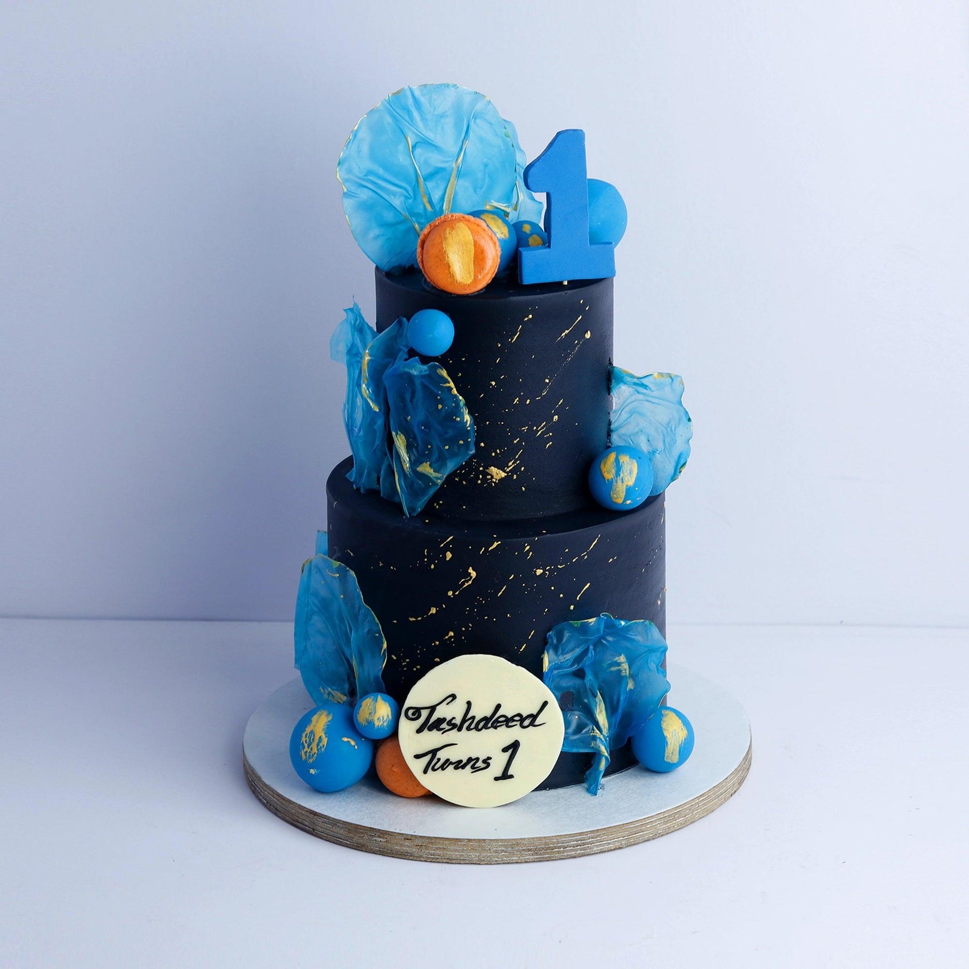 Two Tier Astral Anniversary Cake - Borsalle