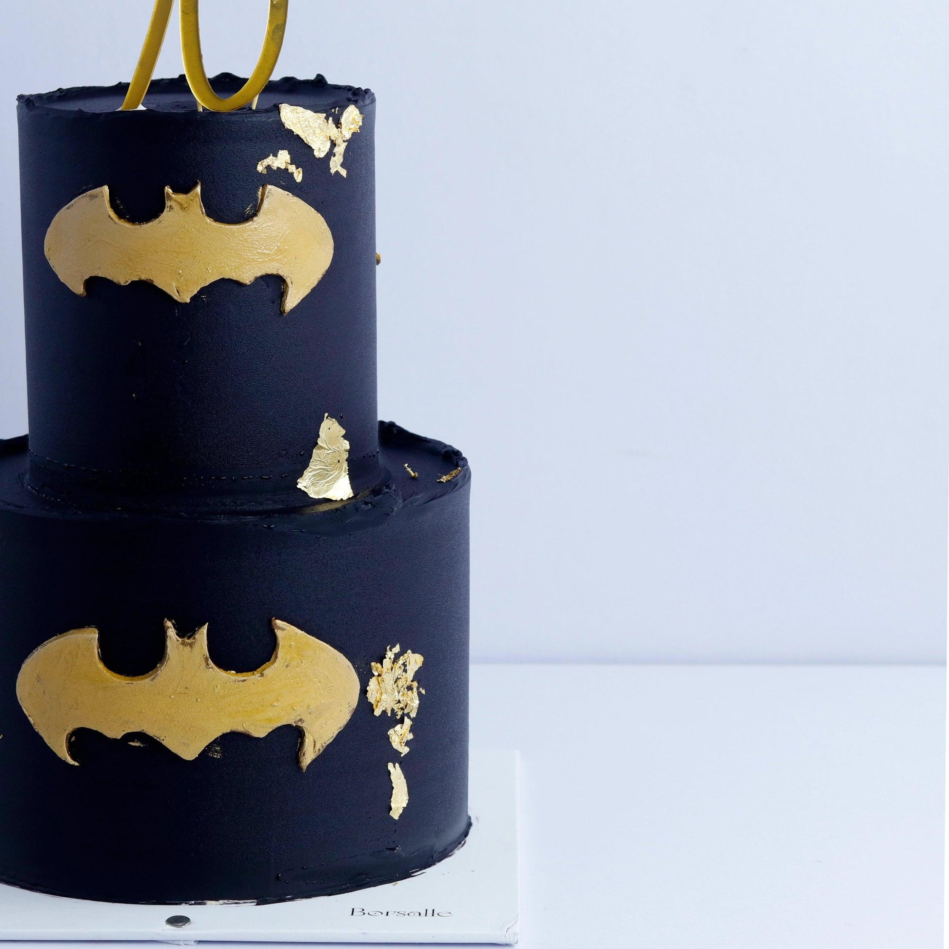 Two Tier Batman Theme Cake - Borsalle