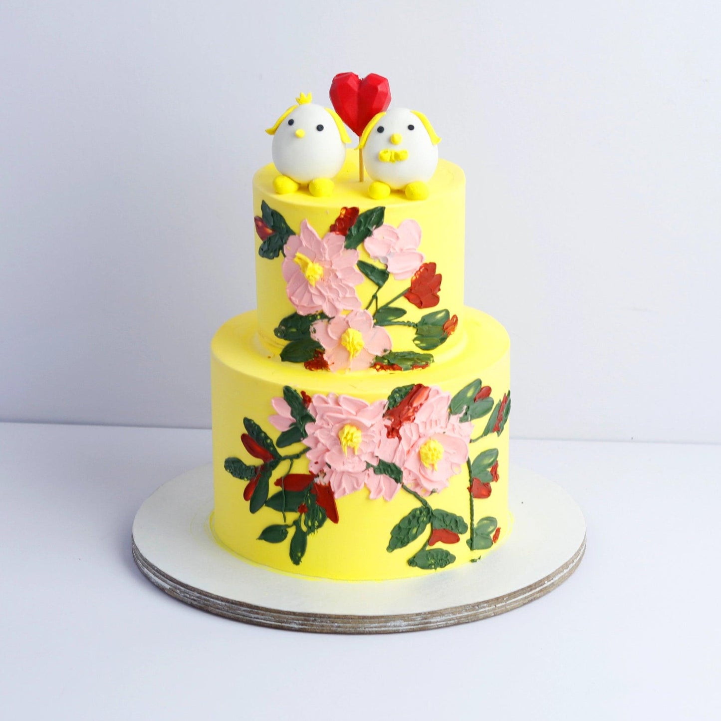 Two Tier Lovebirds Delight Cake - Borsalle