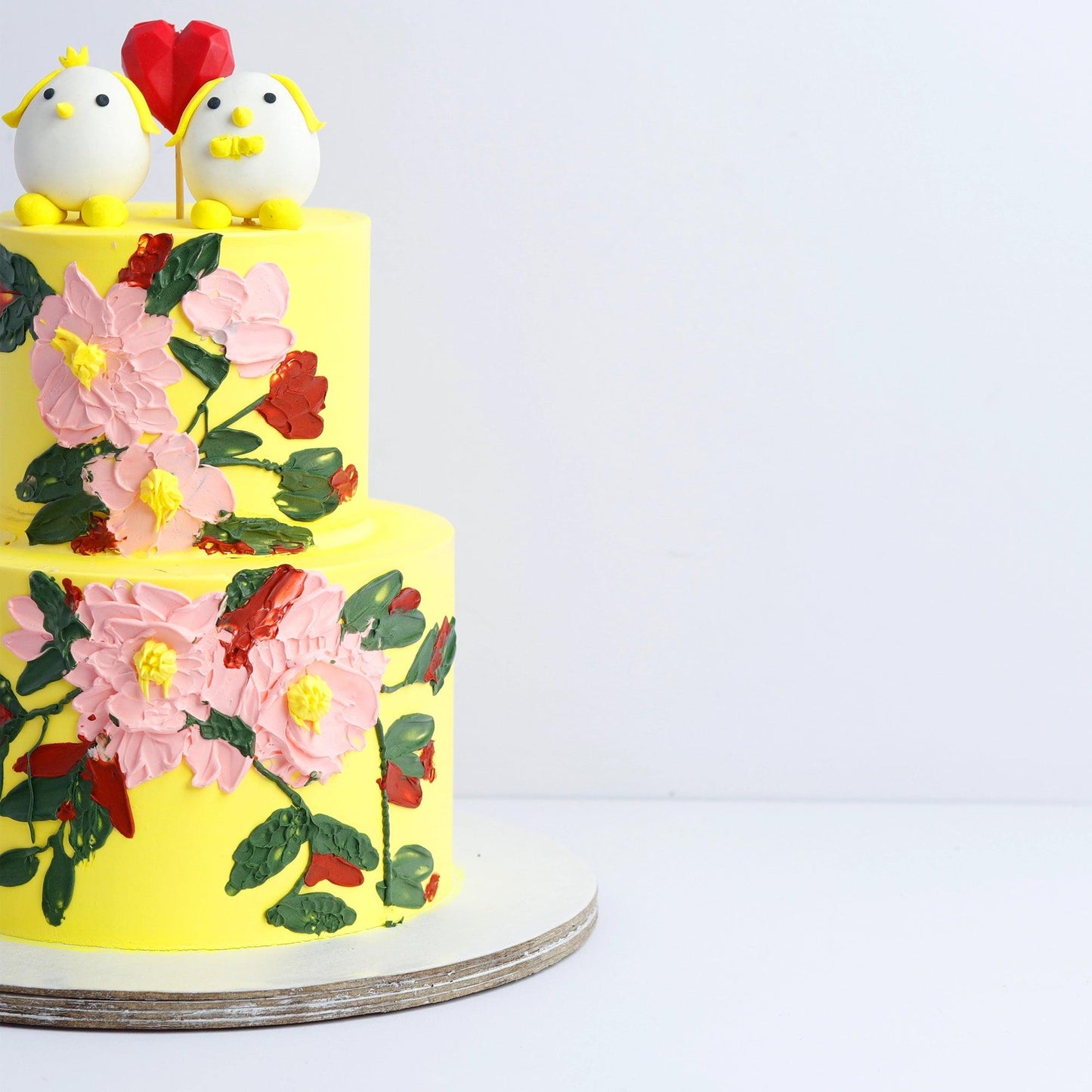 Two Tier Lovebirds Delight Cake - Borsalle