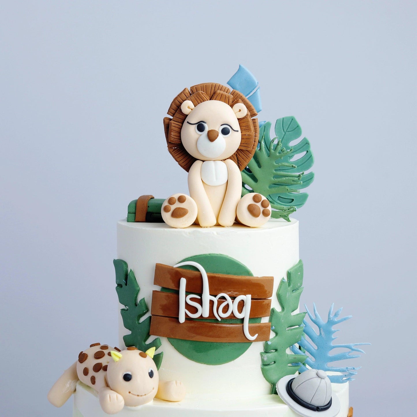 Two Tier Safari Splendor Cake - Borsalle