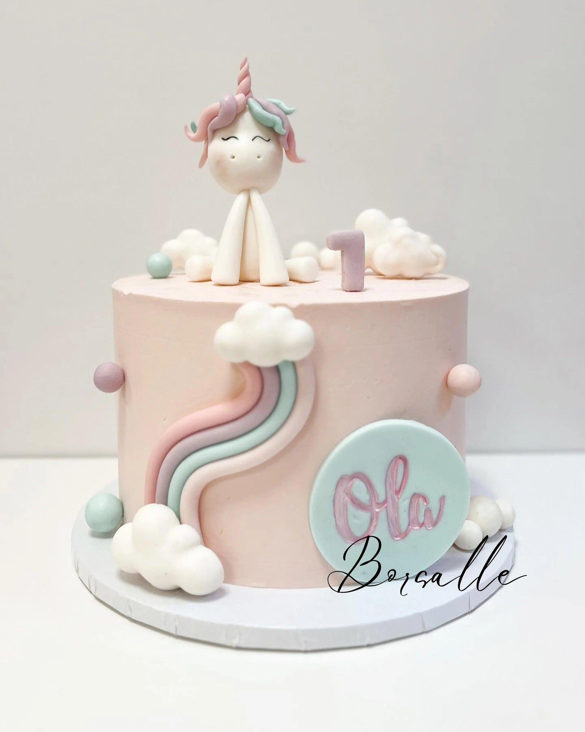 Unicorn Bday Cake - Borsalle