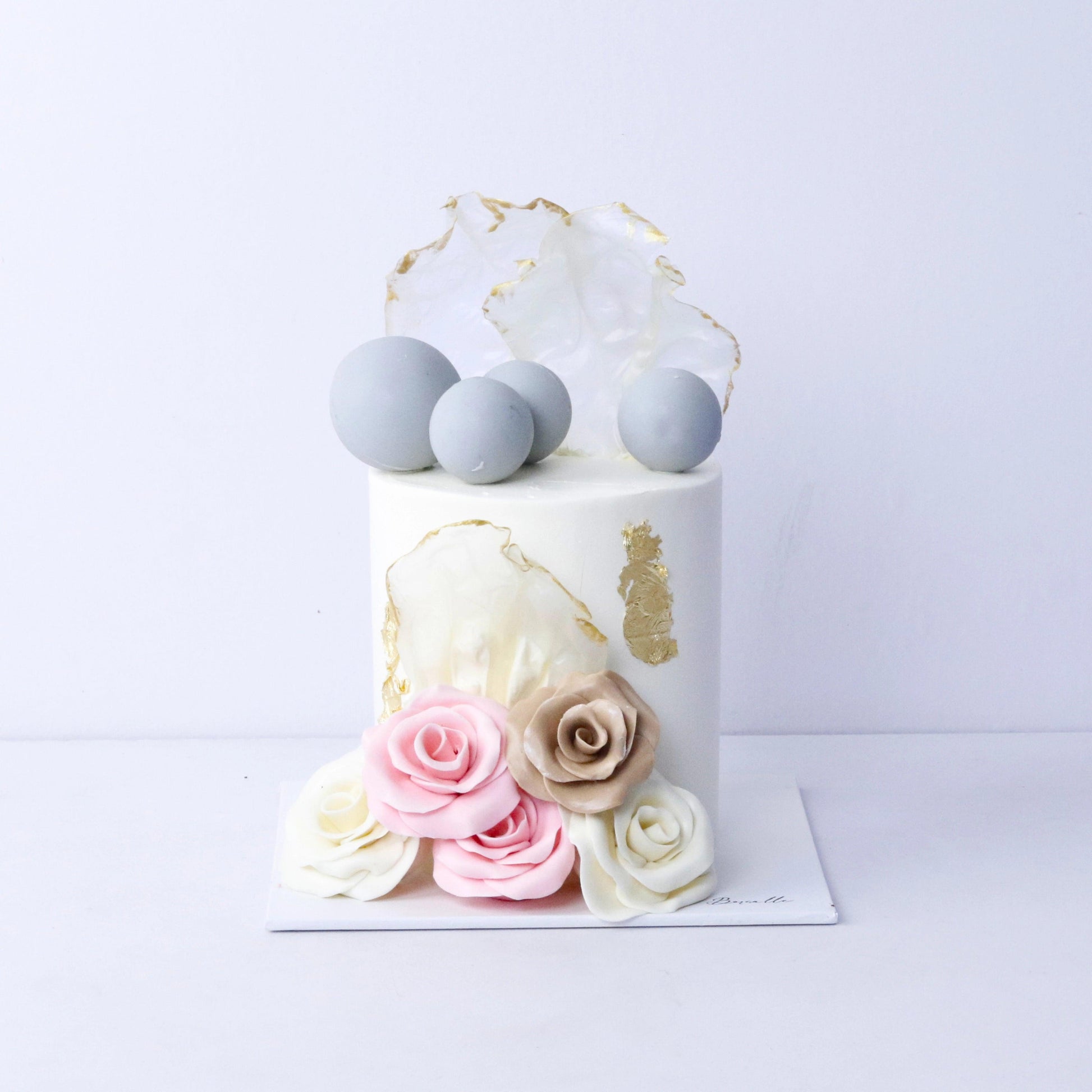 White Rose cake - Borsalle