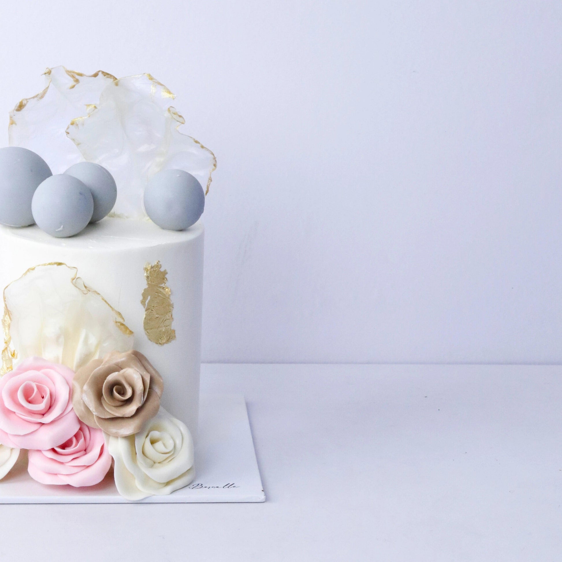 White Rose cake - Borsalle